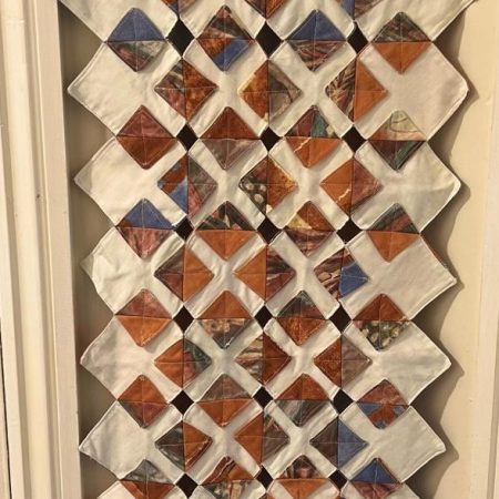 Handmade Patchwork Wall Hanging | Reversible Textile Art | Boho Home Décor