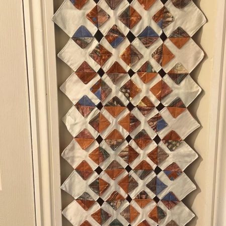Handmade Patchwork Wall Hanging | Reversible Textile Art | Boho Home Décor