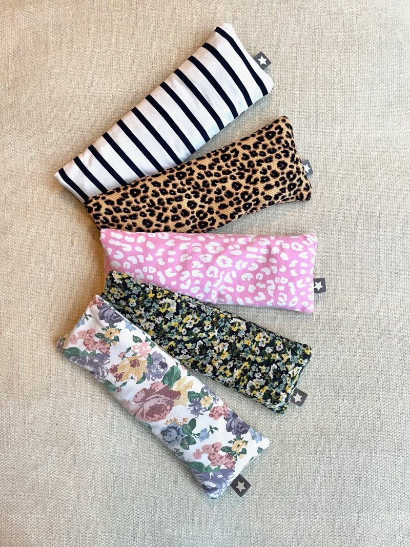 Weighted lavender eye pillow with removable cover (Various patterns available)