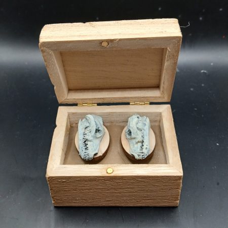 Wolf Skull Cufflinks | handmade jewellery | accessories | resin
