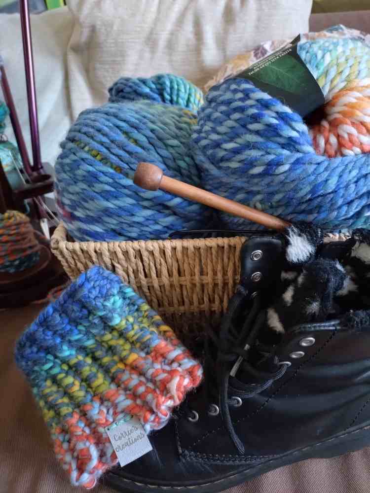 Boot cuffs/ short leg warmers