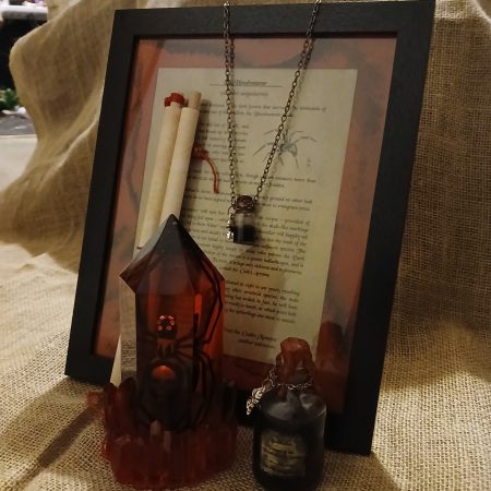 Arcane Artefacts - The Bloodweaver | spider ornament | LED uplight | gift set