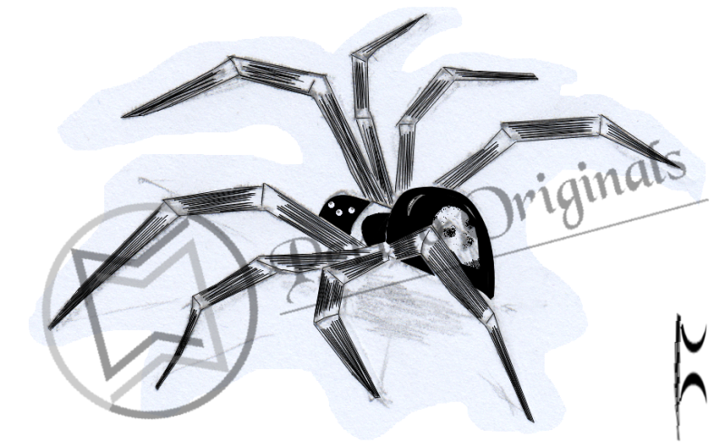 Arcane Artefacts - The Bloodweaver | spider ornament | LED uplight | gift set