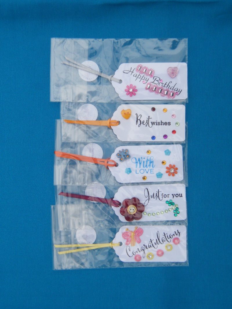 Hand decorated gift bags (medium)