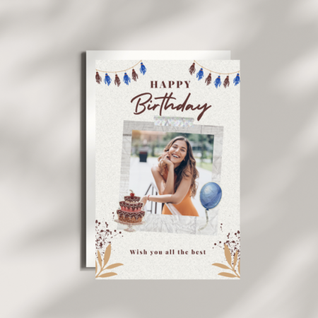 Personalised Happy Birthday Card | Instant Download | Digital File