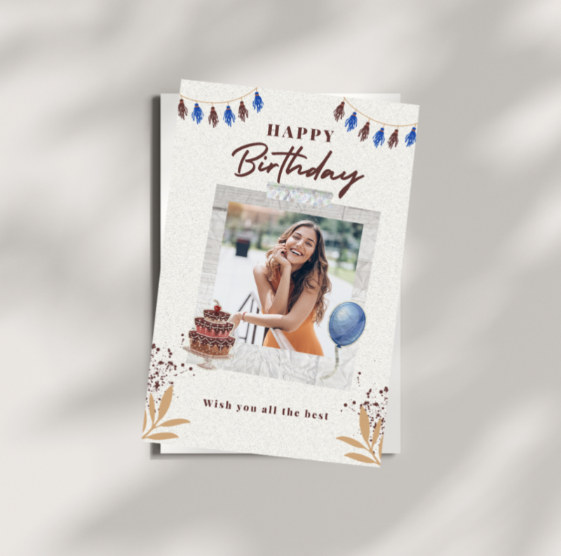 Personalised Happy Birthday Card | Instant Download | Digital File