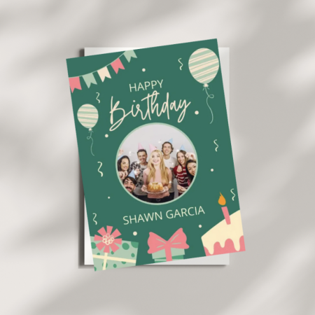 Personalised Happy Birthday Card | Digital Instant Download
