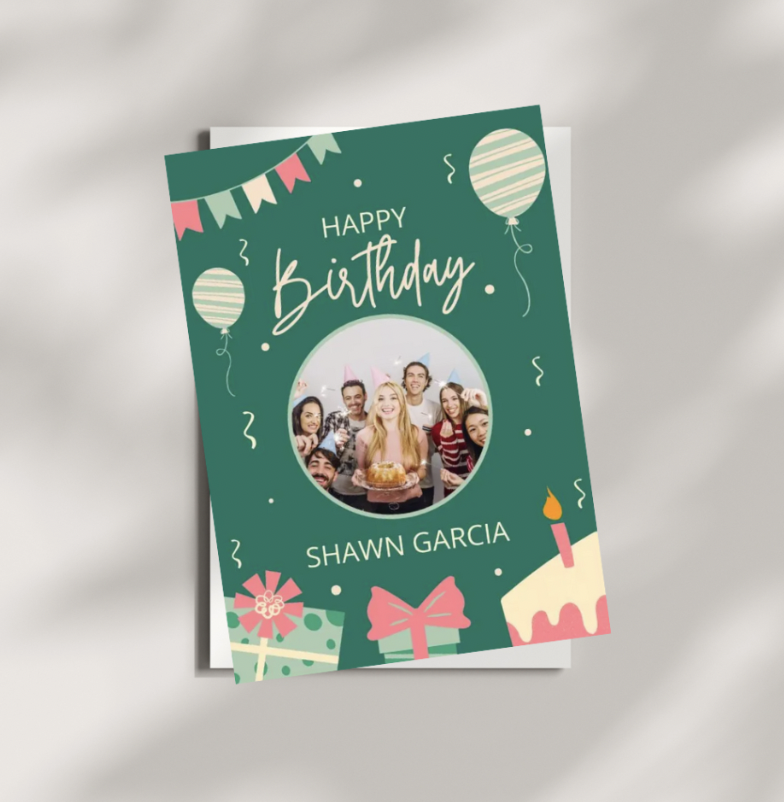 Personalised Happy Birthday Card | Digital Instant Download