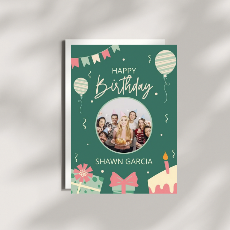 Personalised Happy Birthday Card | Digital Instant Download