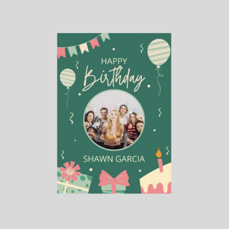 Personalised Happy Birthday Card | Digital Instant Download