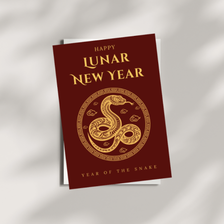 Chinese New Year Card | Instant Download | Editable Chinese New Year ...