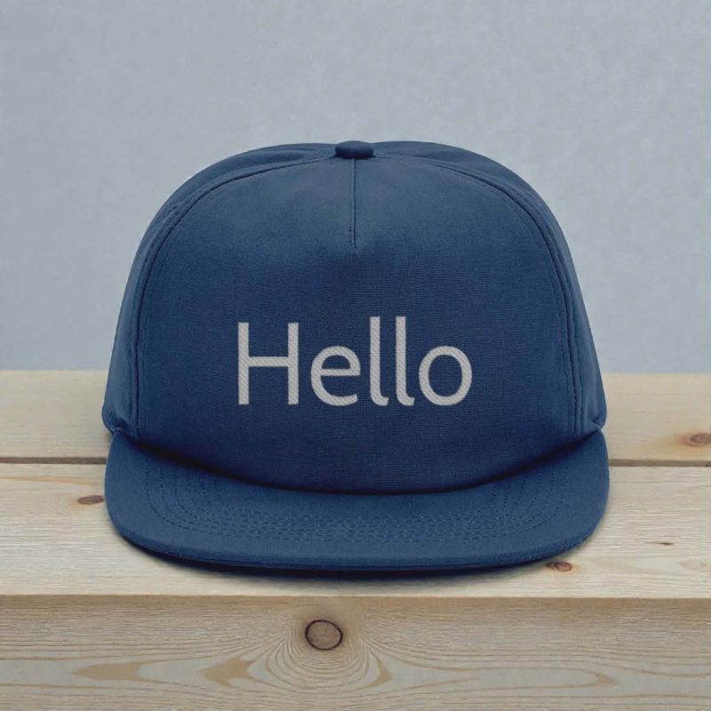 Personalised Retro Style Trucker Hat with Custom Embroidery