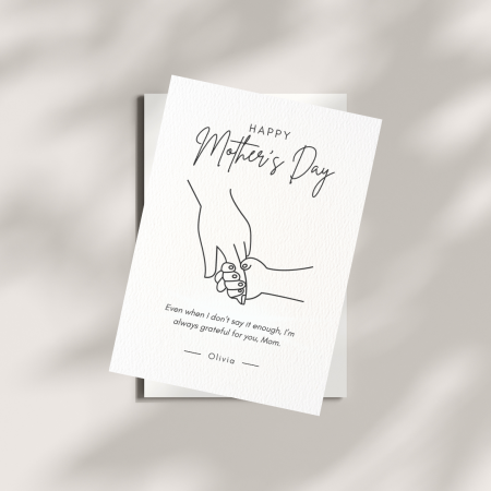 Personalised Mothers Day Card | Instant Download | Editable Greeting card | Gift for Mom
