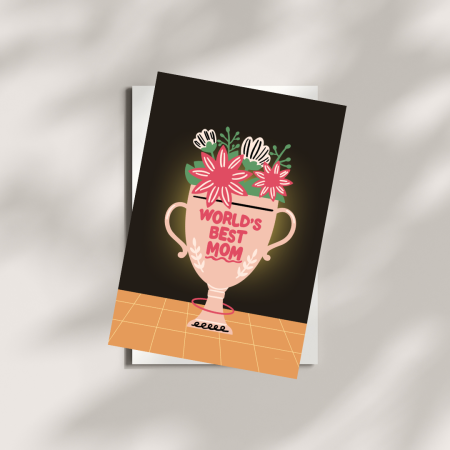 Personalised Mothers Day Card | Instant Download | Editable Greeting card | Best Mom Greeting card