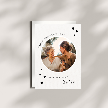 Personalised Mothers Day Card | Instant Download | Editable Greeting card | Gift for Mom