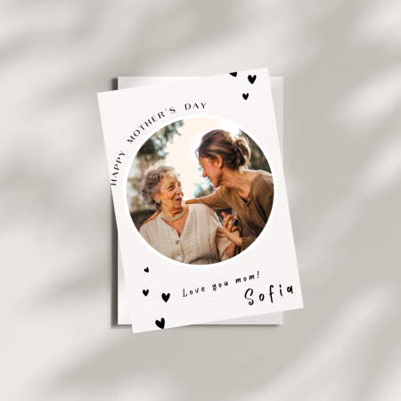 Personalised Mothers Day Card | Instant Download | Editable Greeting card | Gift for Mom