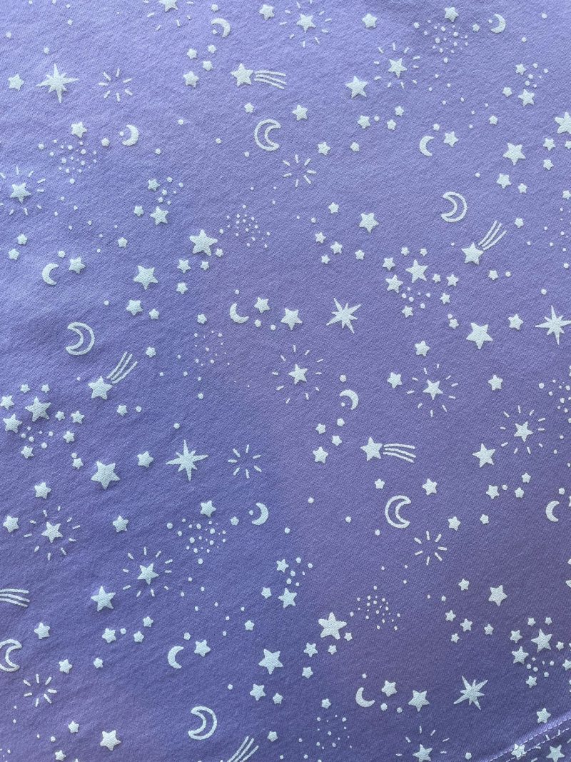 Mini pillow with removable cover ("Lilac Dreams")