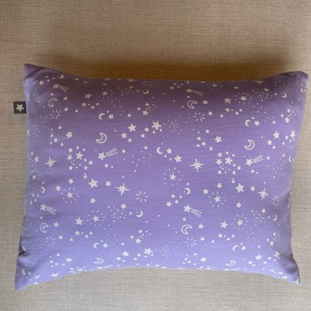 Mini pillow with removable cover ("Lilac Dreams")