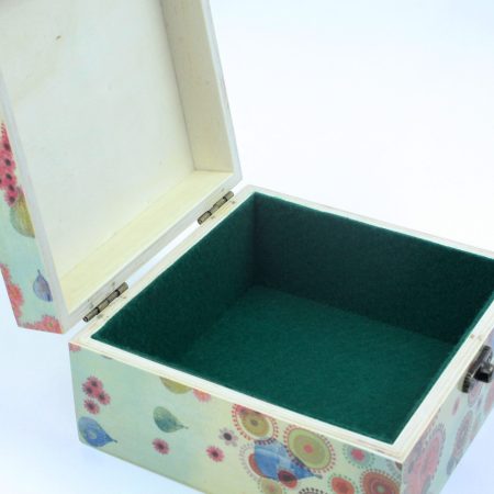 Wood handmade keepsake jewellery, memories, photo box, Hot Air Balloon, bird, heart vintage style
