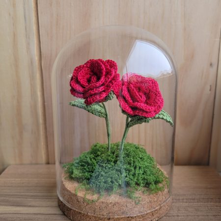 Eternal Crochet Rose Dome