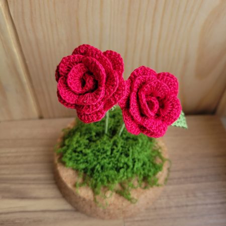 Eternal Crochet Rose Dome