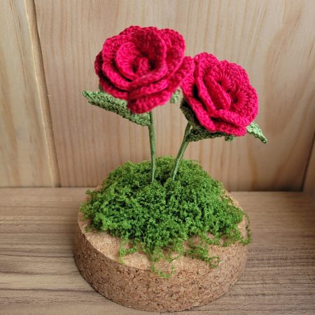 Eternal Crochet Rose Dome