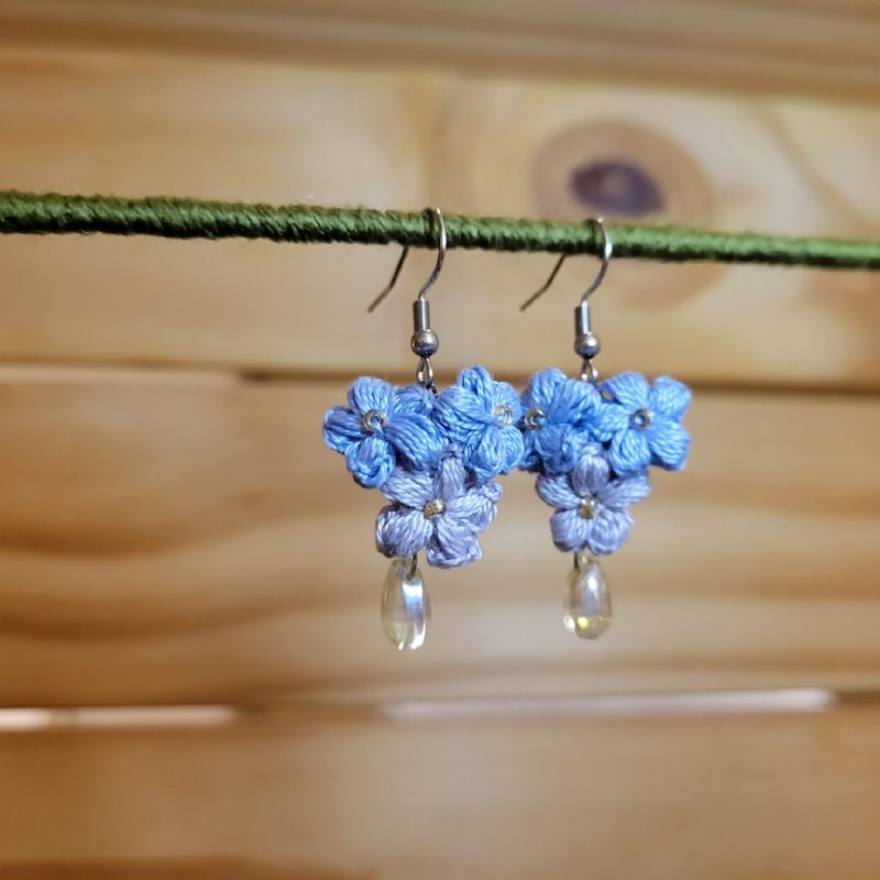 Whispering Bloom Crochet Earrings