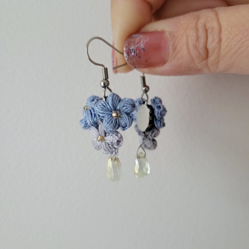 Whispering Bloom Crochet Earrings