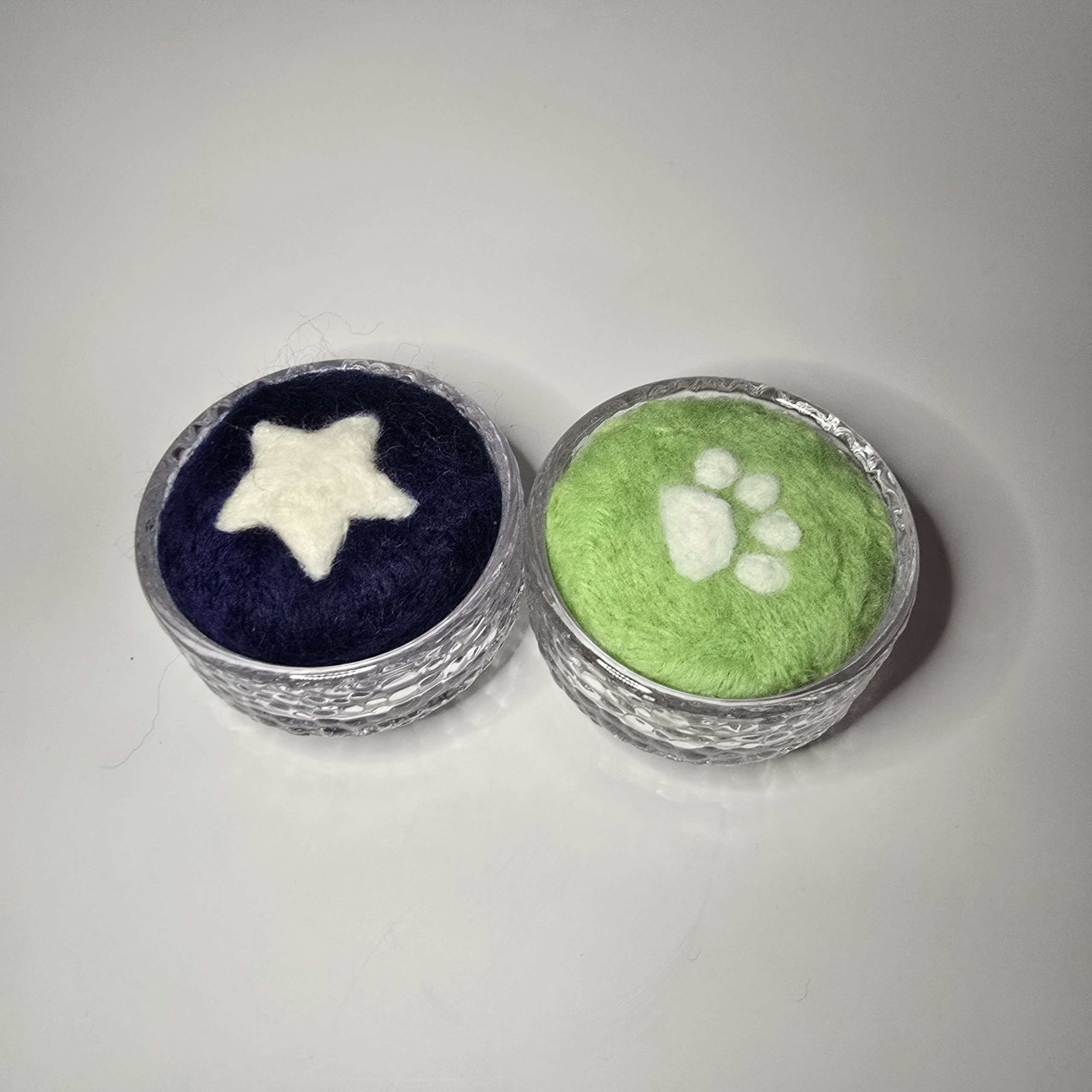 Glass Hand-Felted Pin Cushion