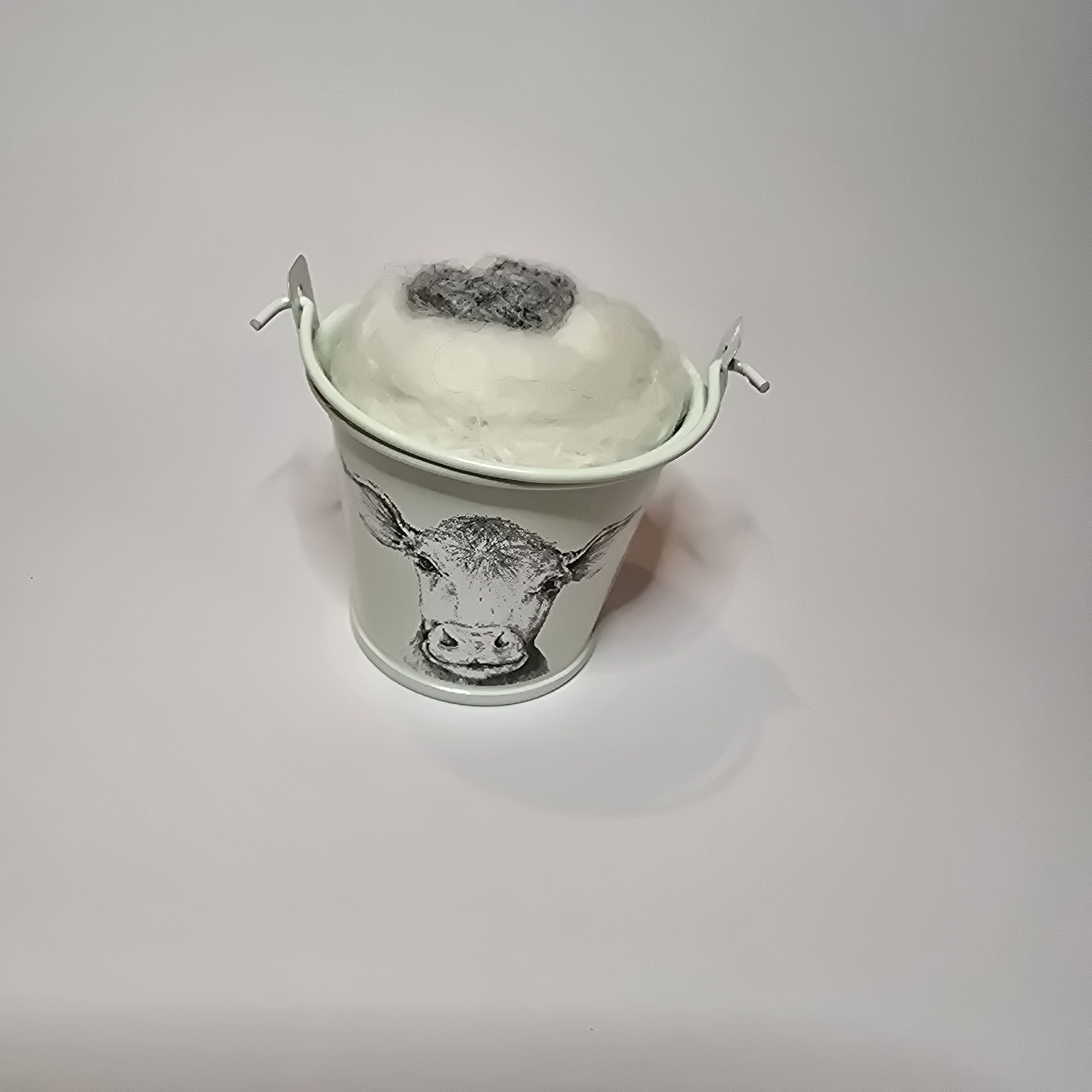 Hand-Felted Egg Cup Miniature Pin Cushion