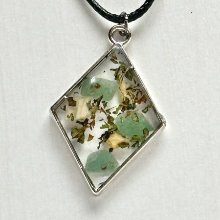 Enchanted Pendants|Abundance|Spell Necklace |Pendant necklace| Diamond