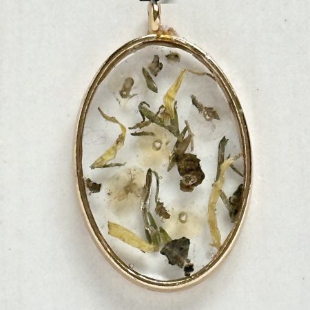 Enchanted Pendants|Confidence|Spell Necklace |Pendant necklace |Gold Oval