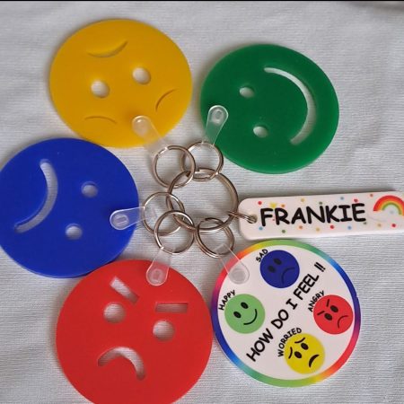Teacher Support | Emotional Support Keyrings | Feelings Discs | Classroom Tool
