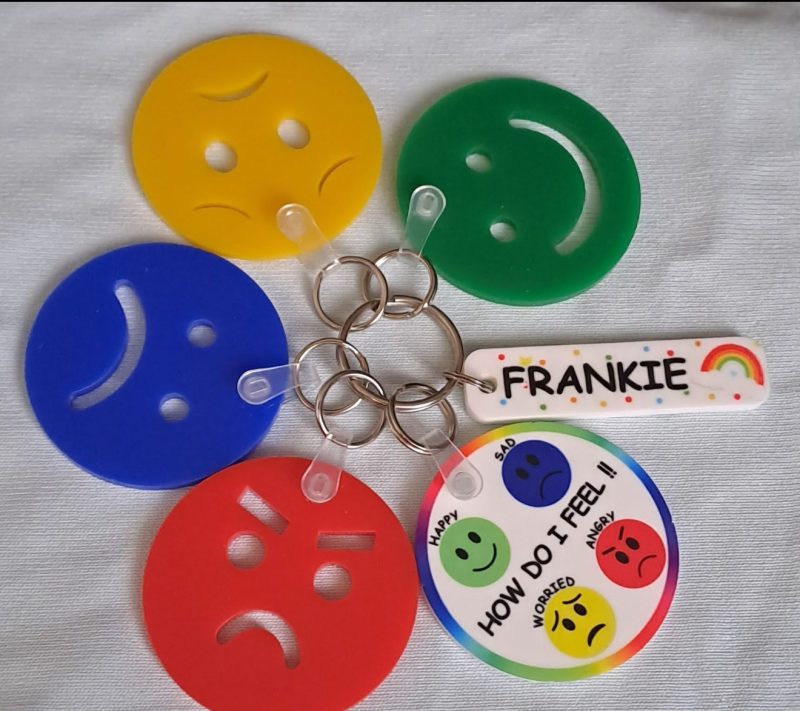 Teacher Support | Emotional Support Keyrings | Feelings Discs | Classroom Tool