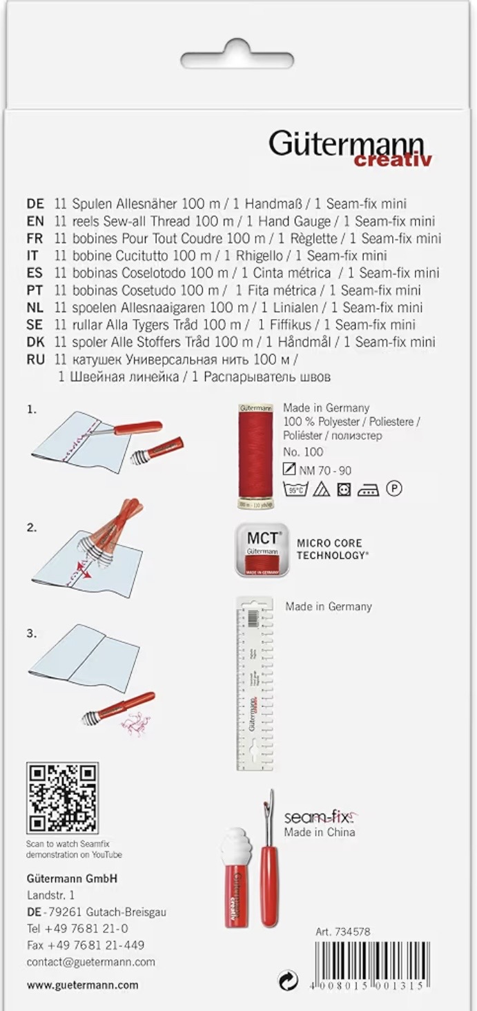 Gutermann creativ sewing thread set