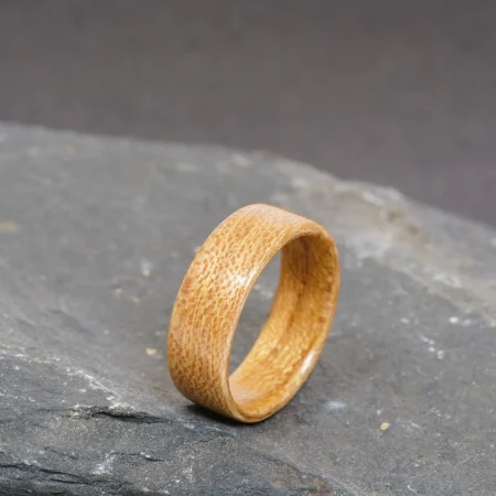 Elm Handcrafted Bentwood Ring For Him or Her