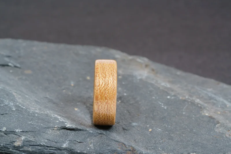 Elm Handcrafted Bentwood Ring For Him or Her