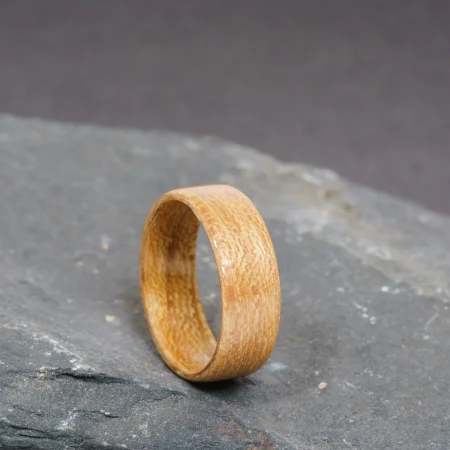 Elm Handcrafted Bentwood Ring For Him or Her