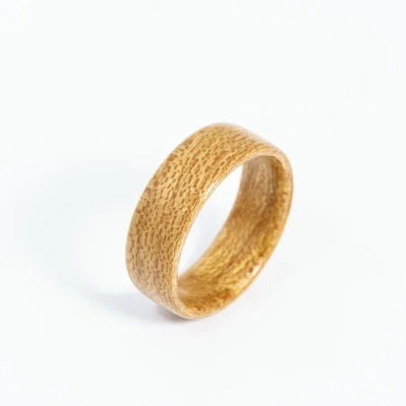 Elm Handcrafted Bentwood Ring For Him or Her