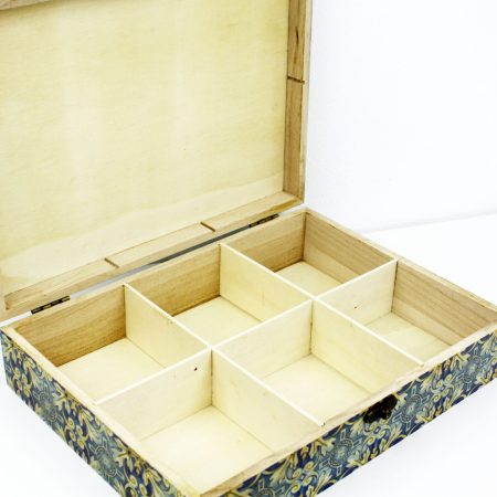Wood handmade keepsake jewellery, memories box, Moroccan, Mandala style, Flexible compartments