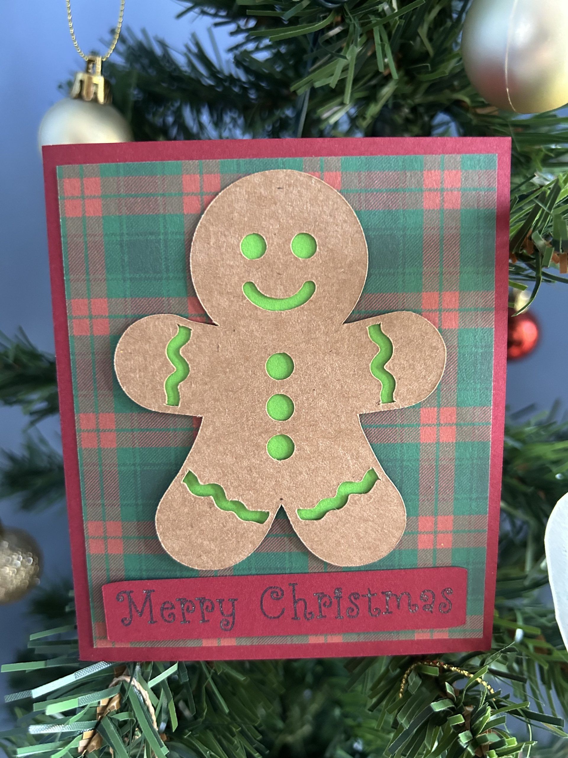 Set of 6 Gingerbread Christmas Cards