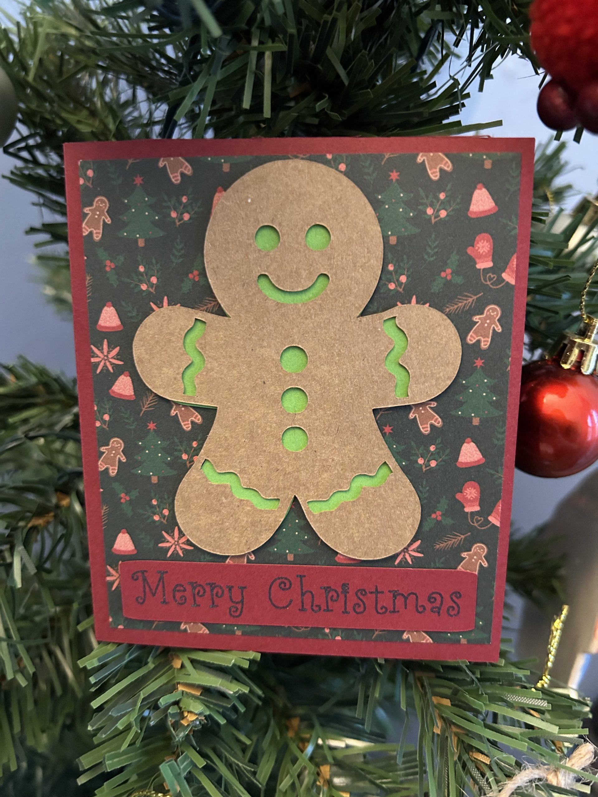 Set of 6 Gingerbread Christmas Cards