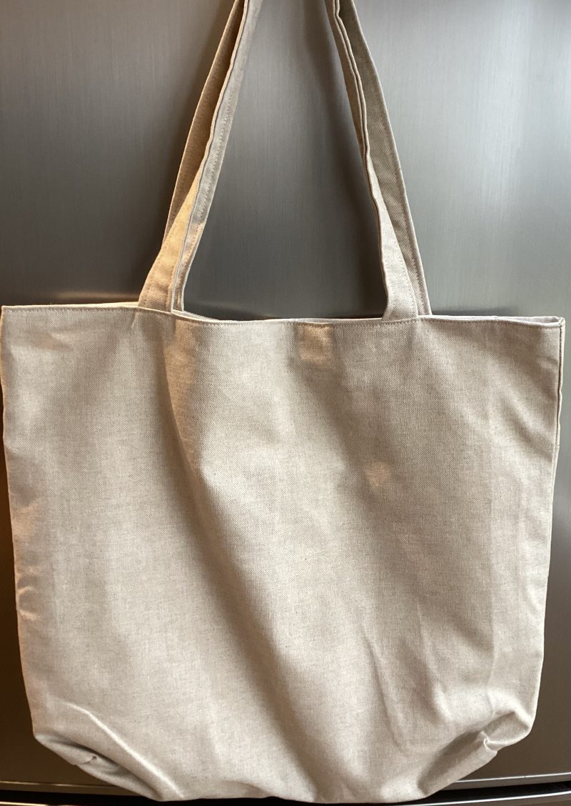 Large Handmade Fully Lined Shopping Bag/Tote Bag featuring a cute Calf Cow Free P&P