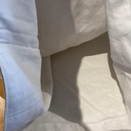 Handmade Large Bee Themed Lined Linen Look Beige Fabric Shopping Bag/Tote Bag Free P&P