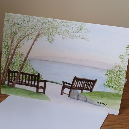 Filey, North Yorks, Yorkshire Coast Pack of 6 Greetings Cards printed from original watercolours.
