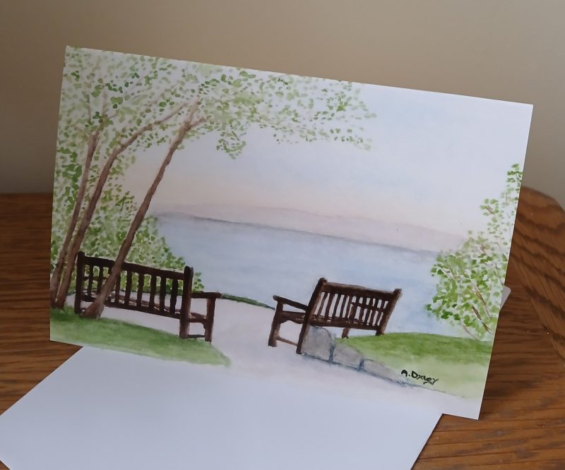 Filey, North Yorks, Yorkshire Coast Pack of 6 Greetings Cards printed from original watercolours.
