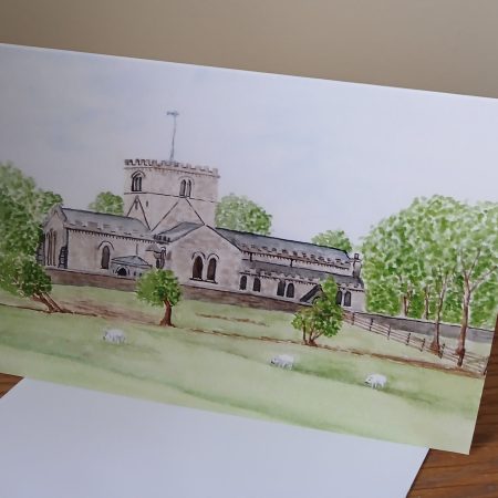 Filey, North Yorks, Yorkshire Coast Pack of 6 Greetings Cards printed from original watercolours.