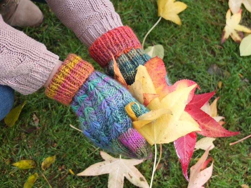 Knitting Pattern: Pines and Maples Trio (Hat, Cowl and Gloves)