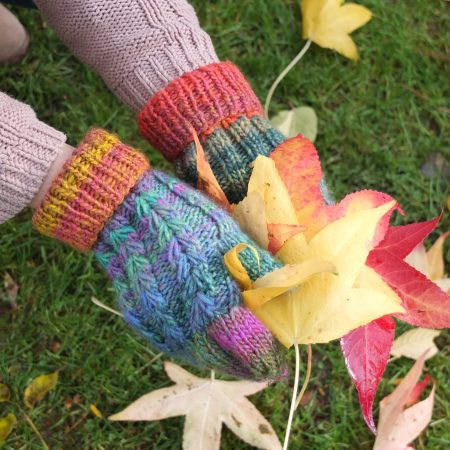 Knitting Pattern: Pines and Maples Trio (Hat, Cowl and Gloves)