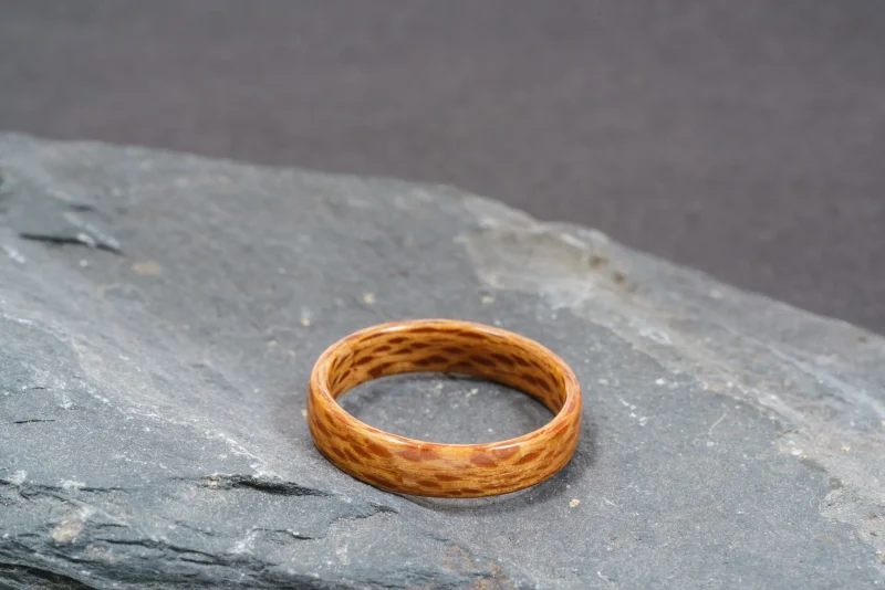 Lacewood Handcrafted Bentwood Ring For Him or Her